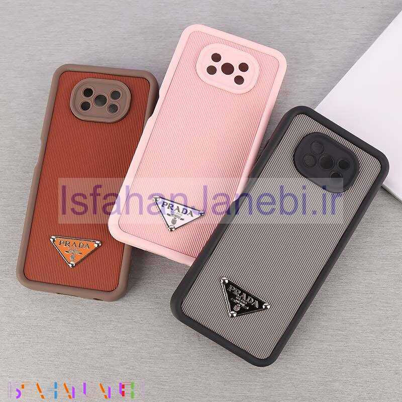 اصفهان جانبی-قاب کبریتی سولید Prada شیائومی Poco X3 / X3 NFC / X3 Pro محافظ لنزدار