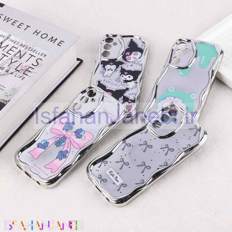 اصفهان جانبی-قاب آینه ای سامسونگ Galaxy A05s محافظ لنزدار براق طرح دار