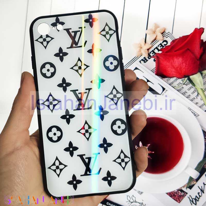 اصفهان جانبی-قاب لیزری پشت گلسی LV آیفون 7/8 iPhone
