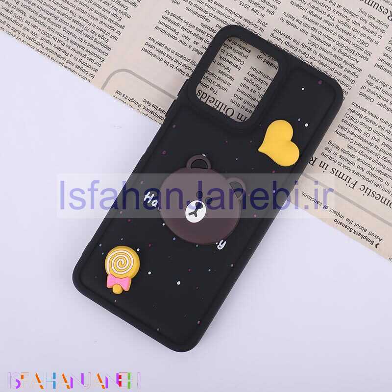 اصفهان جانبی-قاب ژله ای شیائومی Redmi 12 طرح آبنبات و قلب