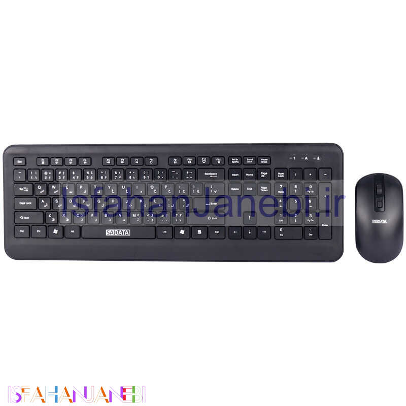 اصفهان جانبی-کیبورد و موس بی سیم سادیتا SKM-2401WL
