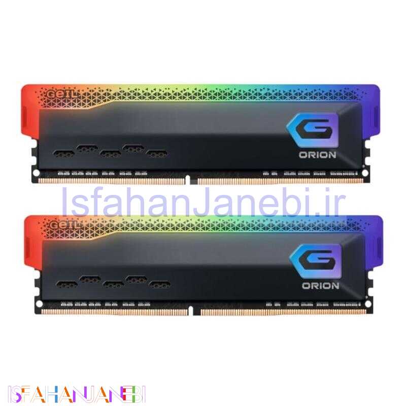 اصفهان جانبی-رم کامپیوتر گیل Orion RGB DDR4 32GB Dual 3600MHz CL18
