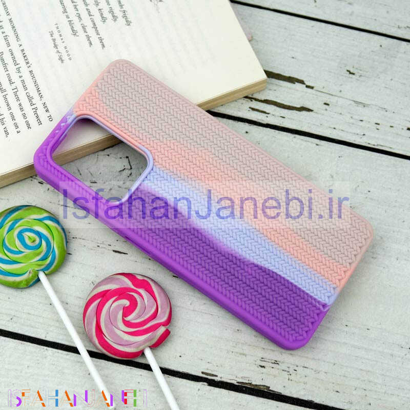 اصفهان جانبی-قاب سیلیکونی اورجینال رنگین کمانی طرح بافت Xiaomi 11T / 11T Pro