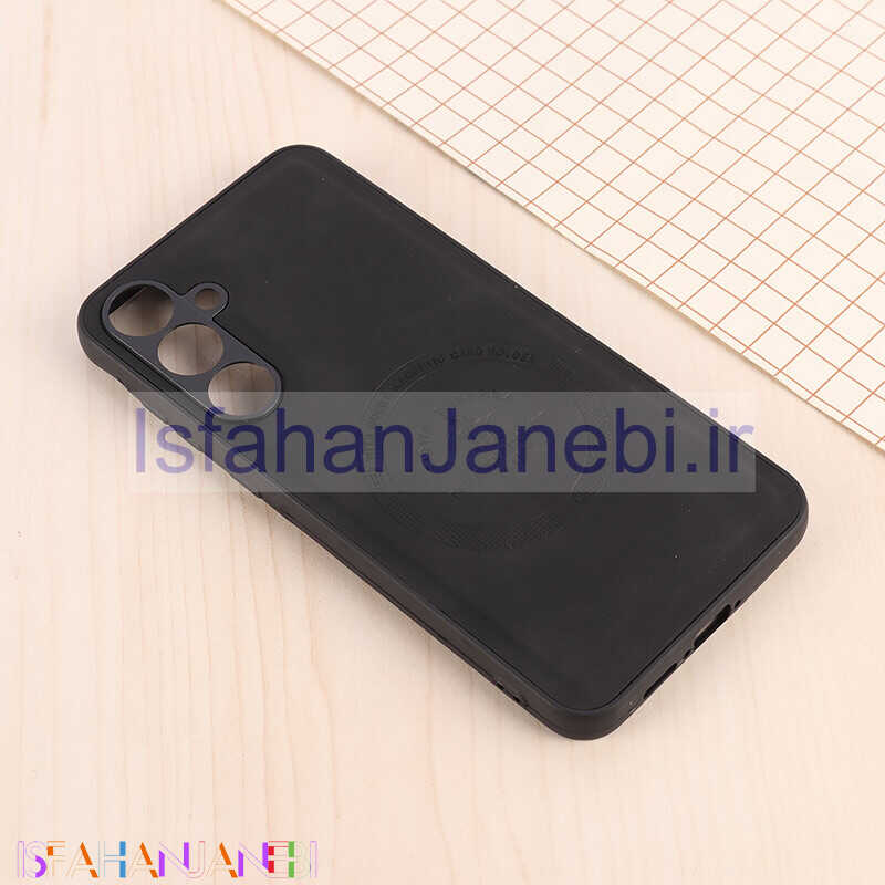 اصفهان جانبی-قاب چرمی Polo & Racquet Club سامسونگ Galaxy A55 طرح مگ سیف محافظ لنزدار