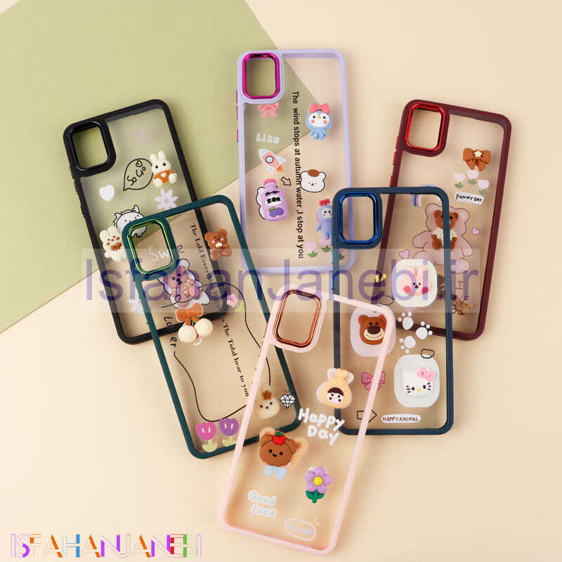 اصفهان جانبی-قاب شفاف متال ایرون عروسکی برجسته Samsung Galaxy A05