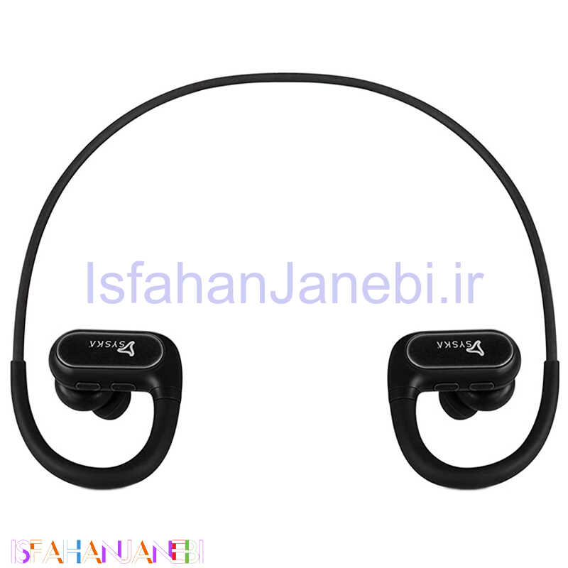اصفهان جانبی-هندزفری بلوتوث دورگردنی Syska HE5700-BK