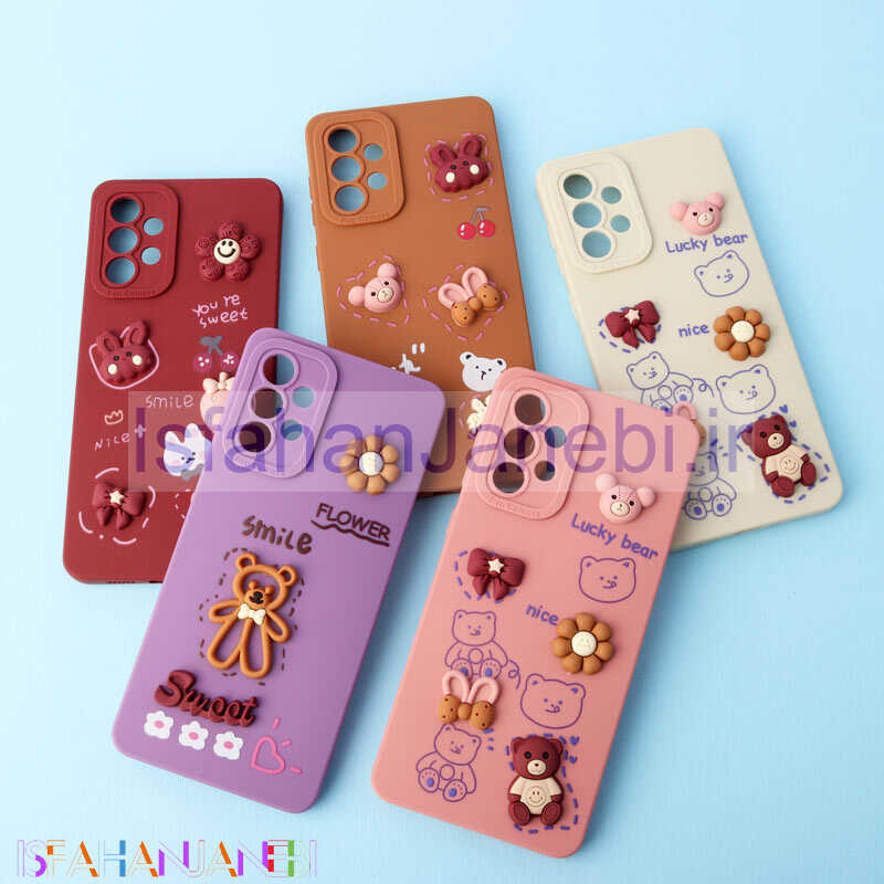 اصفهان جانبی-قاب عروسکی برجسته محافظ لنزدار Samsung Galaxy A73