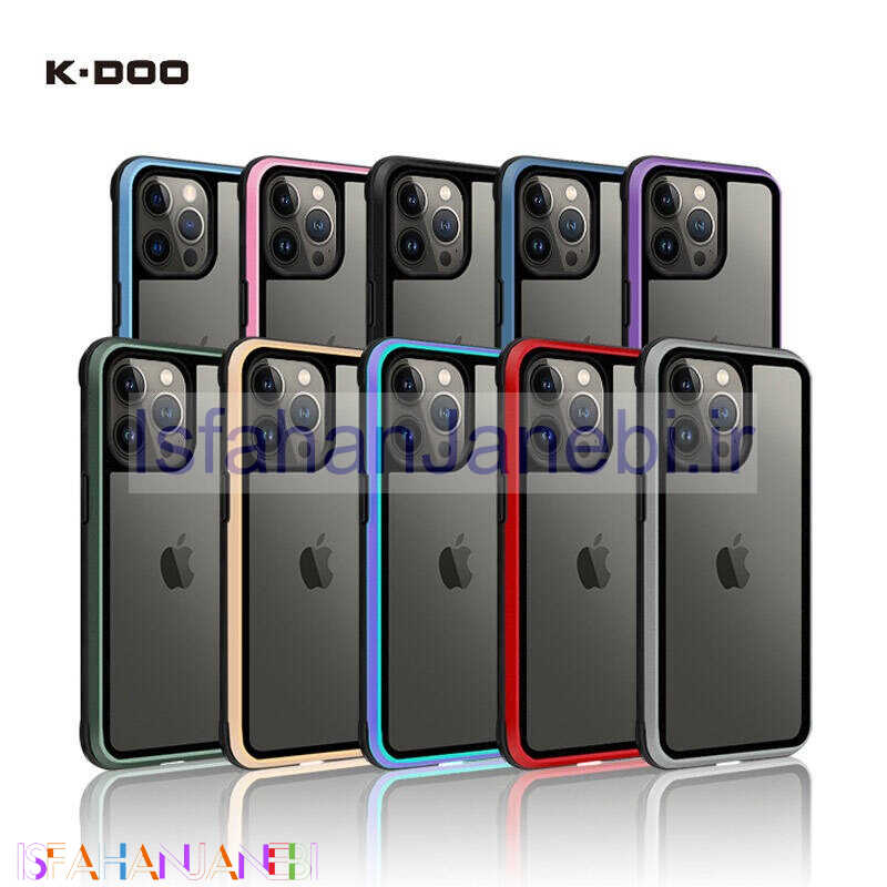 اصفهان جانبی-قاب ضد ضربه پشت شفاف K.doo Ares آیفون iPhone 13 Pro Max
