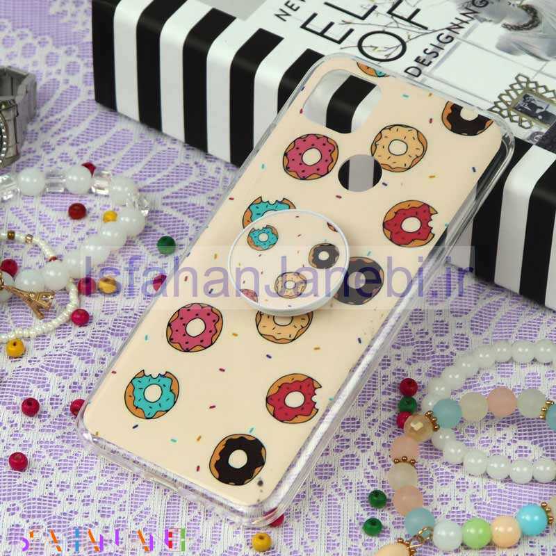 اصفهان جانبی-قاب سوپر IMD دور شفاف پاپ سوکت دار Xiaomi Redmi 9C دونات