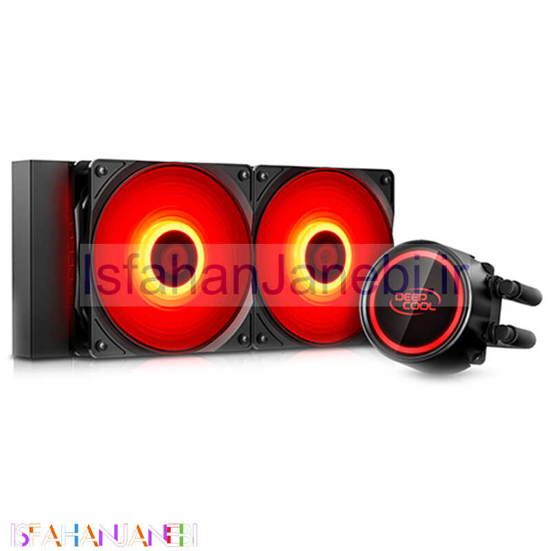 اصفهان جانبی-فن خنک کننده CPU دیپ کول DeepCool GAMMAXX L240T Red