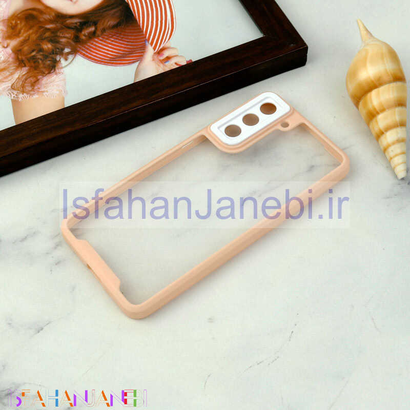 اصفهان جانبی-قاب ضد ضربه پشت شفاف Qsels محافظ لنزدار Samsung Galaxy S21 FE 5G