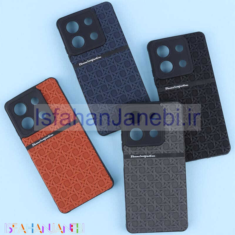 اصفهان جانبی-قاب ژله ای شیائومی Redmi Note 13 5G طرح حصیری محافظ لنزدار Pro Camera