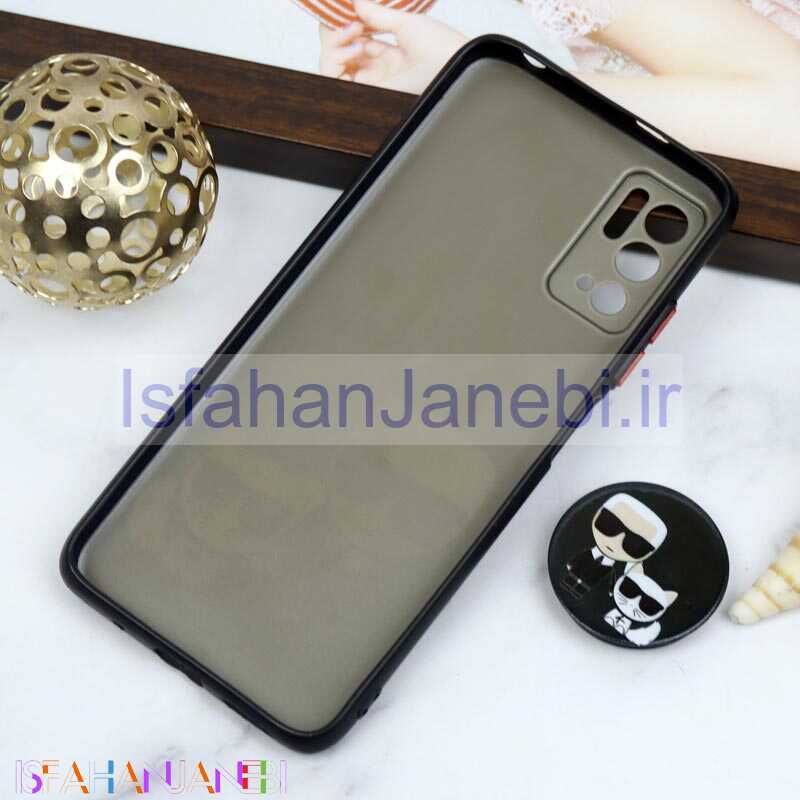 اصفهان جانبی-قاب PC محافظ لنز دار طرح Boss Cat + پاپ سوکت Xiaomi Poco M3 Pro