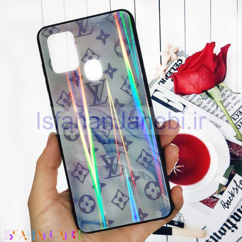 اصفهان جانبی-قاب لیزری پشت گلسی LV سامسونگ A21s