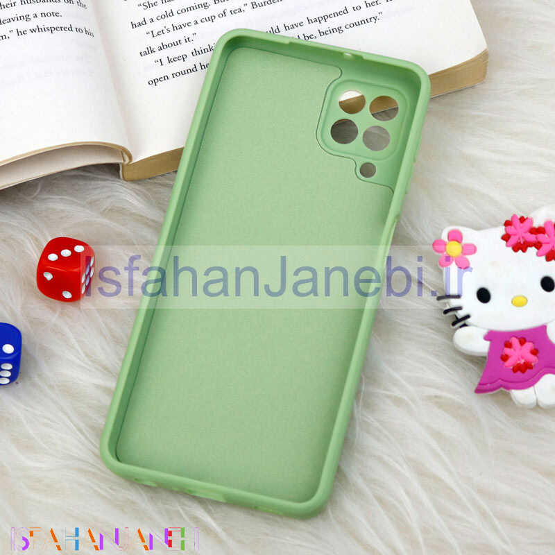 اصفهان جانبی-قاب سیلیکونی عروسکی محافظ لنزدار طرح دایناسور Samsung Galaxy A22 4G