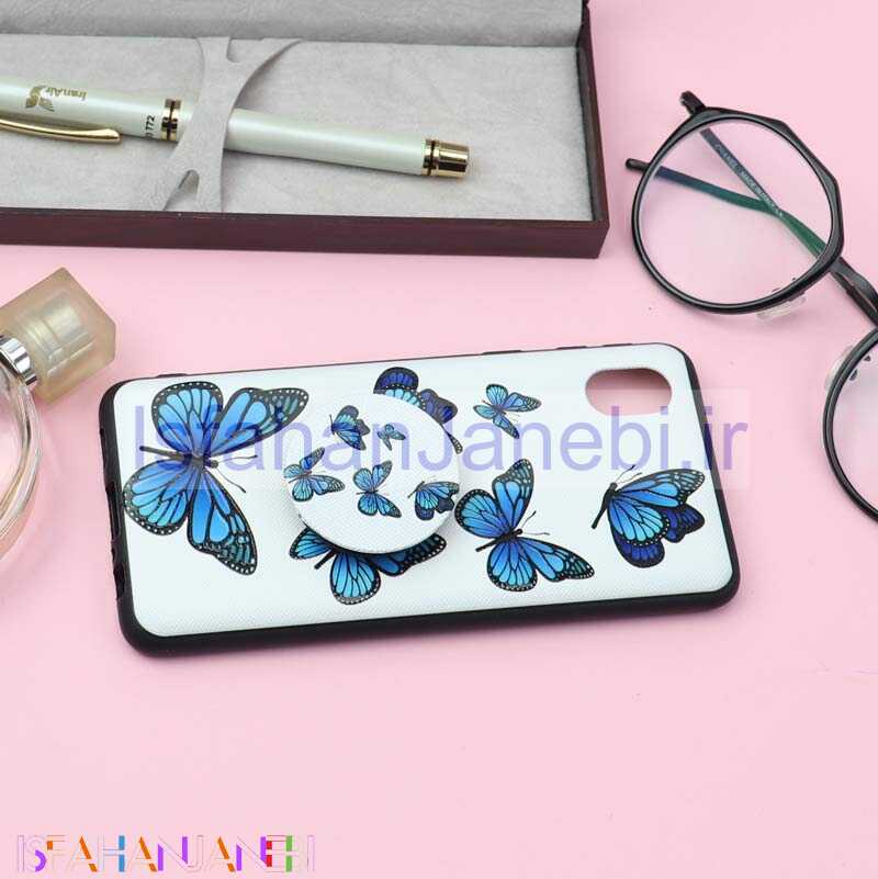 اصفهان جانبی-قاب فانتزی برجسته + پاپ سوکت کد10 سامسونگ A01 Core