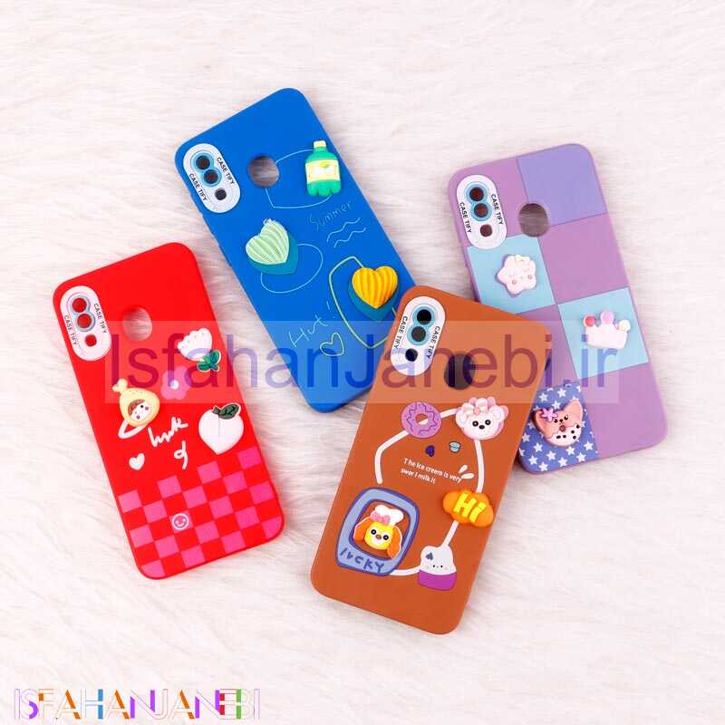 اصفهان جانبی-قاب عروسکی برجسته Pro Camera محافظ لنزدار Samsung Galaxy A20 / A30