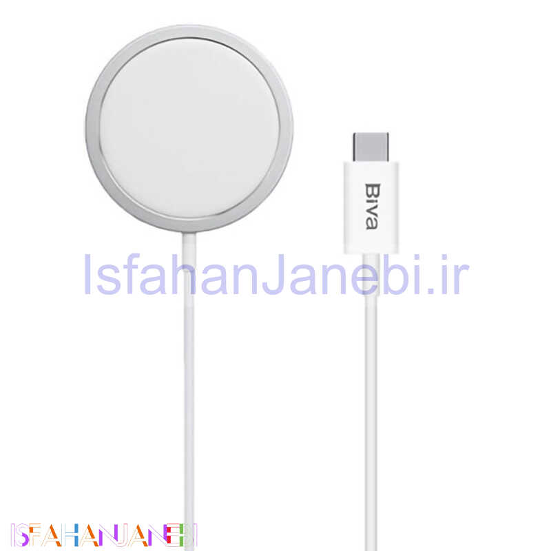 اصفهان جانبی-شارژر بی سیم فست شارژ Biva WLC-07 15W
