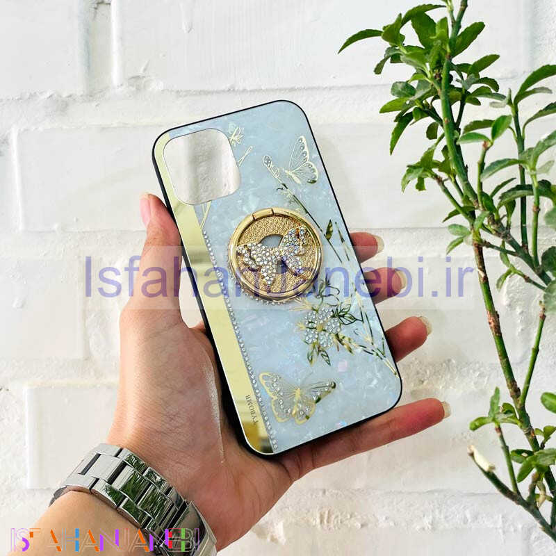 اصفهان جانبی-قاب طرح پروانه ای پاپ سوکت دار iPhone 12
