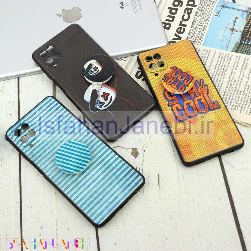 اصفهان جانبی-قاب فانتزی برجسته + پاپ سوکت طرح پسرانه سامسونگ A12 سری N