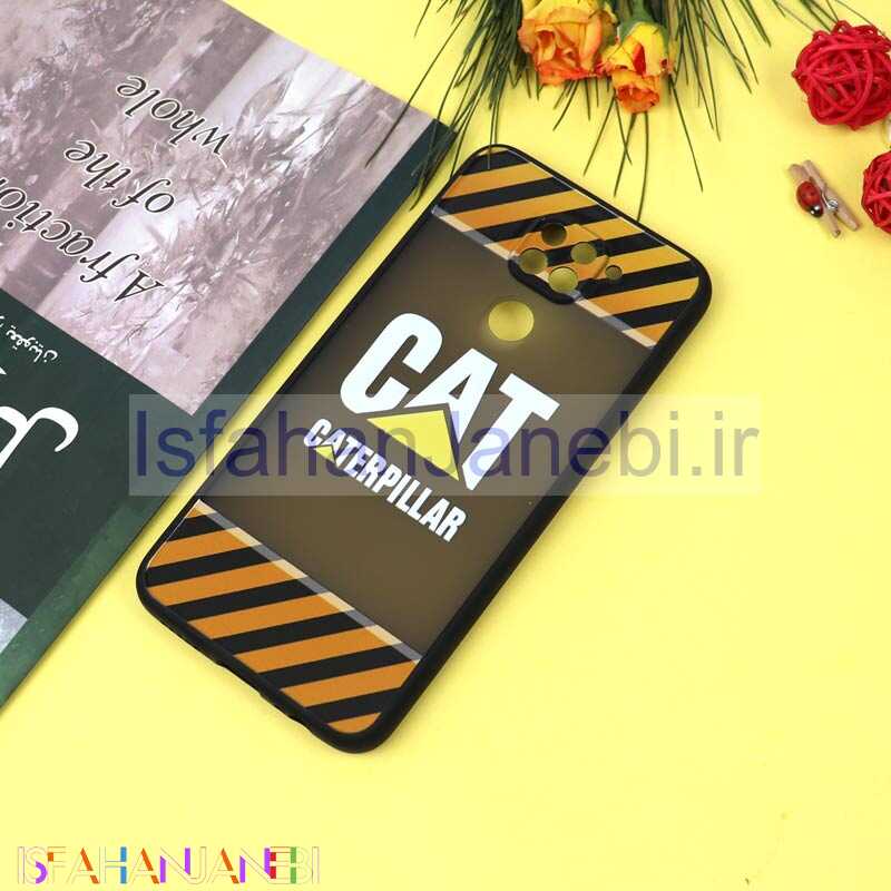 اصفهان جانبی-قاب PC مات محافظ لنزدار طرحدار CAT شیائومی Redmi Note 9