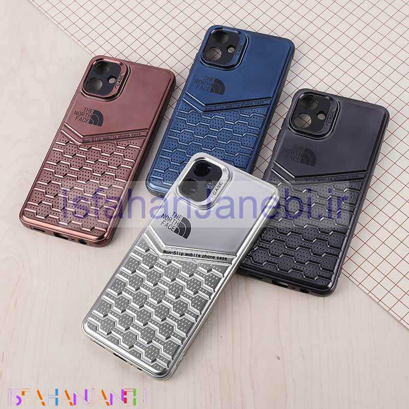 اصفهان جانبی-قاب ژله ای The North Face سامسونگ Galaxy A06 براق محافظ لنزدار