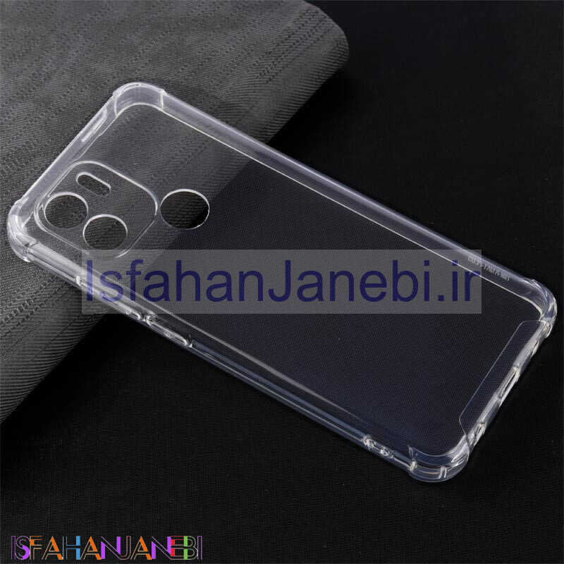 اصفهان جانبی-قاب ژله ای ضربه گیر بی رنگ محافظ لنزدار Xiaomi Redmi A1 Plus / A2 Plus