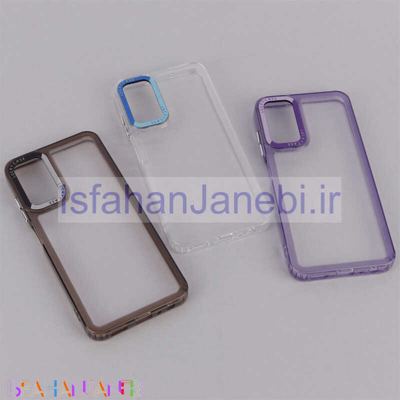 اصفهان جانبی-قاب PC پشت شفاف Lucky Case دور رنگی Samsung Galaxy A05s