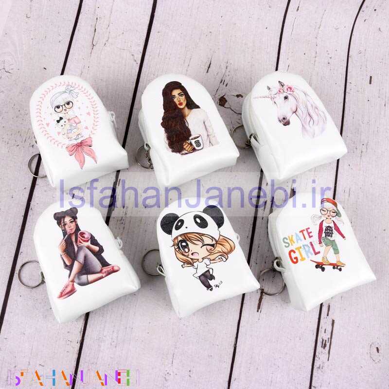 اصفهان جانبی-کیف کوله ای هندزفری چرمی فانتزی سفید