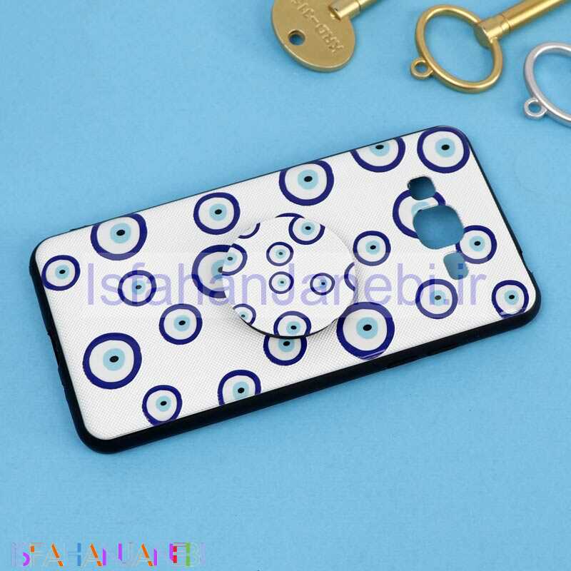 اصفهان جانبی-قاب فانتزی برجسته + پاپ سوکت طرح چشم و نظر سامسونگ J2 Prime سری D