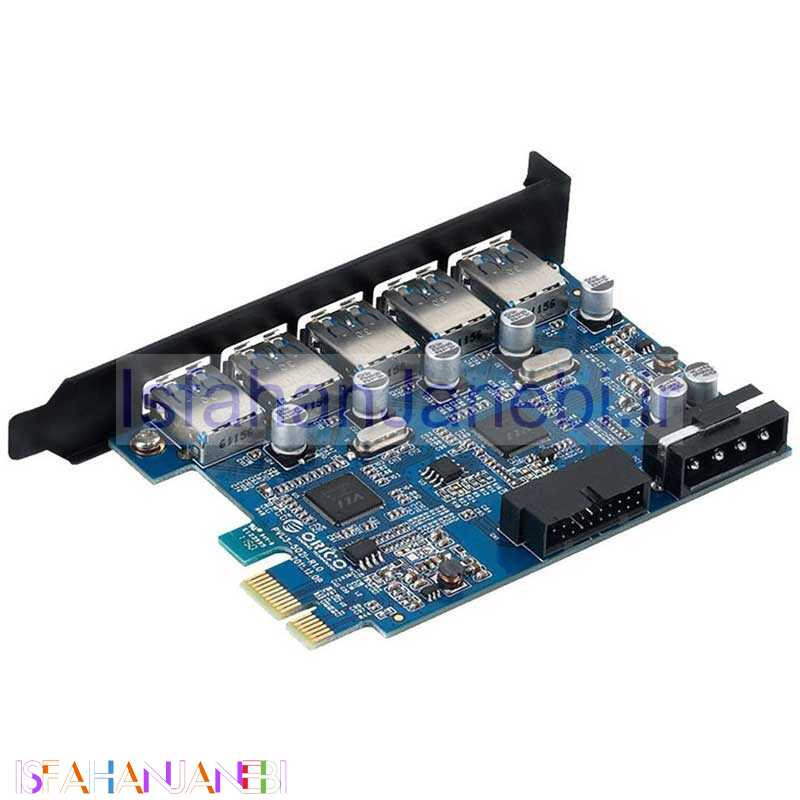 اصفهان جانبی-هاب 5 پورت USB3.0 اوریکو PVU3-5O2l-V1
