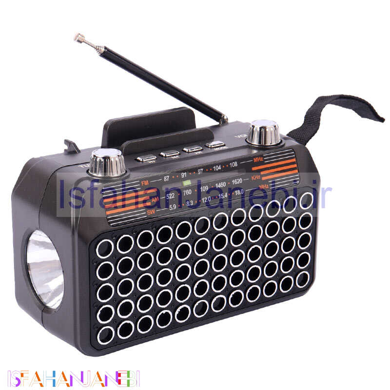 اصفهان جانبی-رادیو اسپیکر بلوتوثی رم و فلش خور خورشیدی Meier M-532BT-S