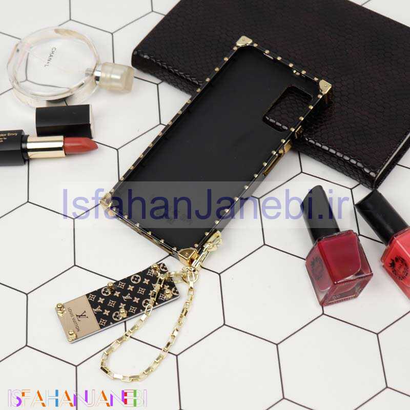 اصفهان جانبی-قاب فانتزی صندوقی LV مشکی طلایی + آویز دستی Xiaomi Poco M3