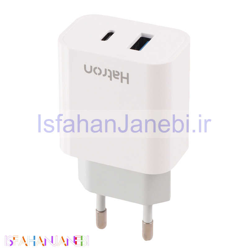 اصفهان جانبی-کلگی فست شارژ Hatron HWC2202PQ QC3.0 PD 3A 20W