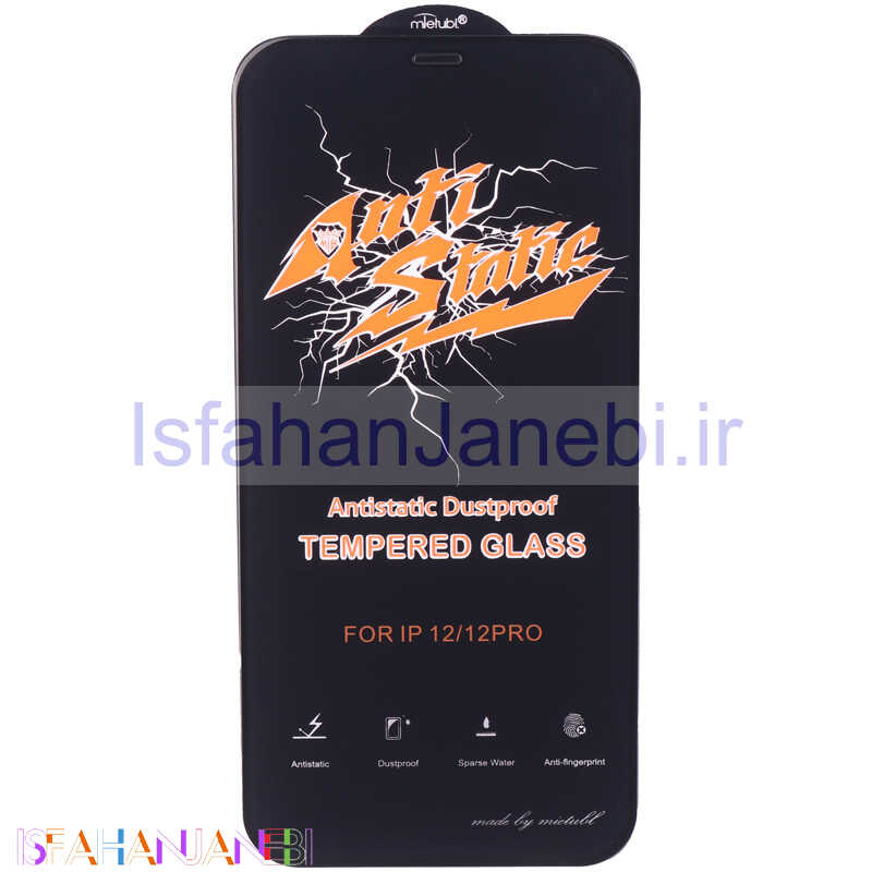 اصفهان جانبی-گلس Anti Static آیفون iPhone 12 / 12 Pro