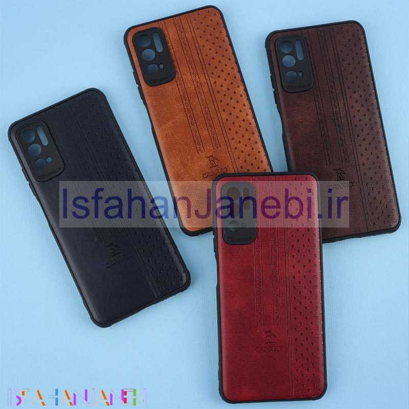 اصفهان جانبی-قاب چرمی Canary شیائومی Redmi Note 10 5G / Poco M3 Pro محافظ لنزدار