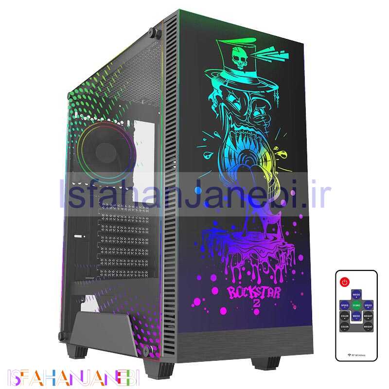 اصفهان جانبی-کیس کامپیوتر گیم مکس GameMax RockStar 2 ARGB