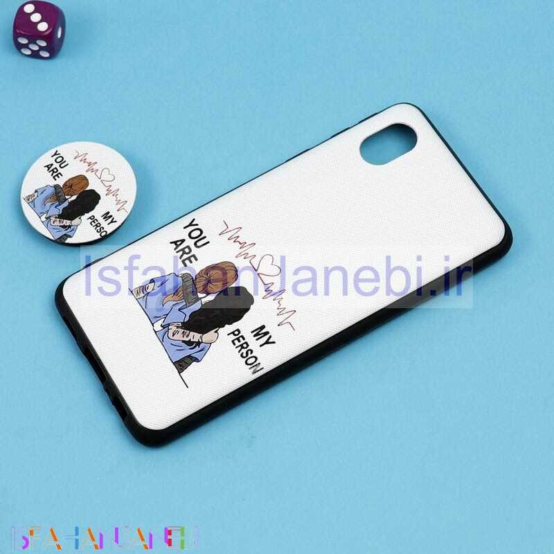 اصفهان جانبی-قاب فانتزی برجسته + پاپ سوکت طرح Friends سامسونگ A01 Core سری D