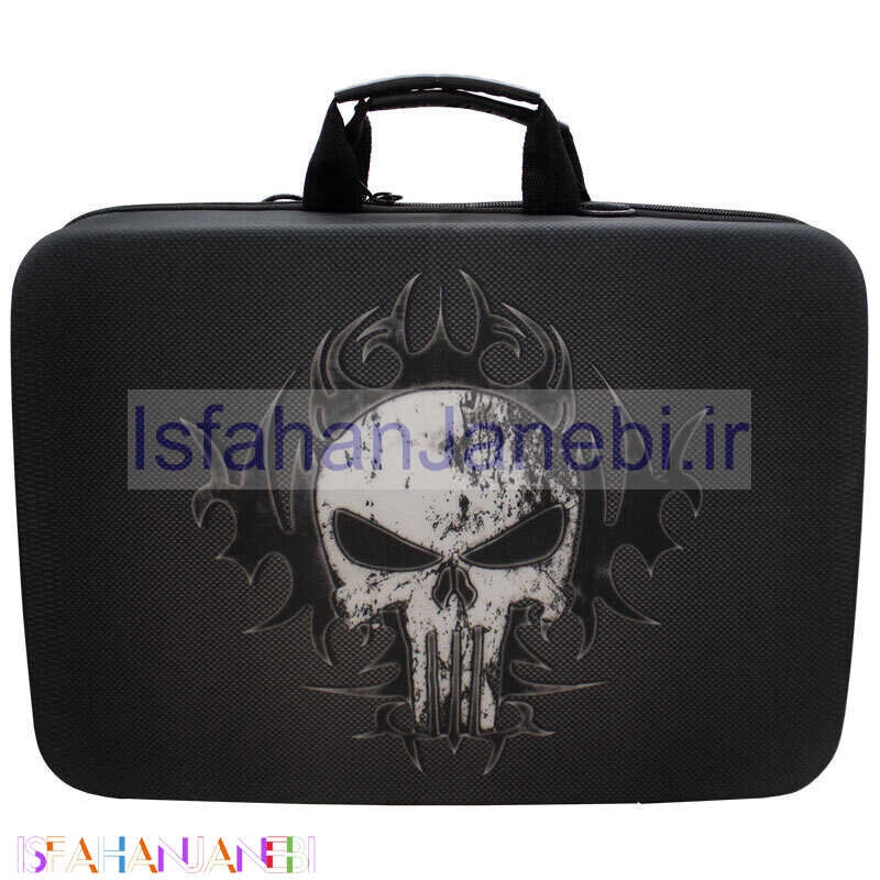 اصفهان جانبی-کیف کنسول بازی PS5 Slim طرح Punisher کد 7
