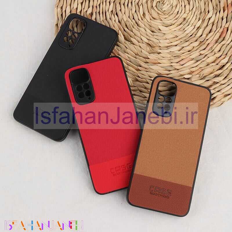 اصفهان جانبی-قاب چرمی Smart Phone شیائومی Redmi Note 11 / 11S 4G پارچه ای محافظ لنزدار