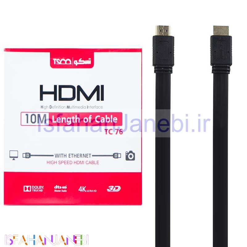 اصفهان جانبی-کابل TSCO TC 76 HDMI 4k 10m