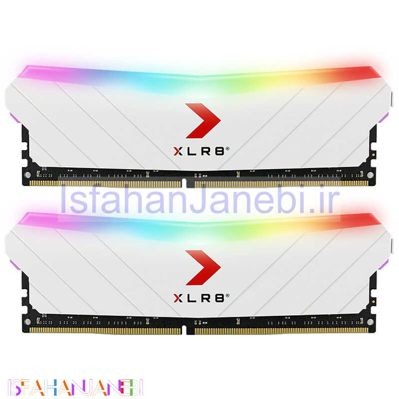 اصفهان جانبی-رم کامپیوتر PNY XLR8 RGB DDR4 16GB 3200MHz CL16 Dual