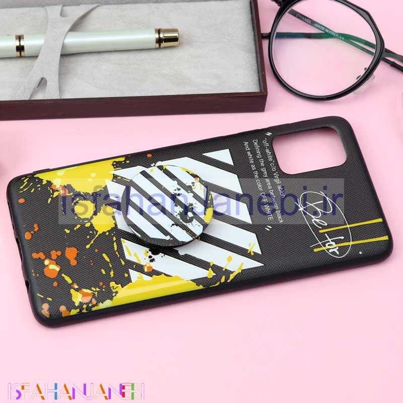 اصفهان جانبی-قاب فانتزی برجسته + پاپ سوکت کد18 سامسونگ A31