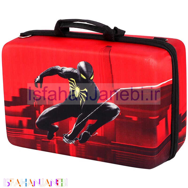 اصفهان جانبی-کیف کنسول بازی PS5 Slim طرح Spider Man کد 4