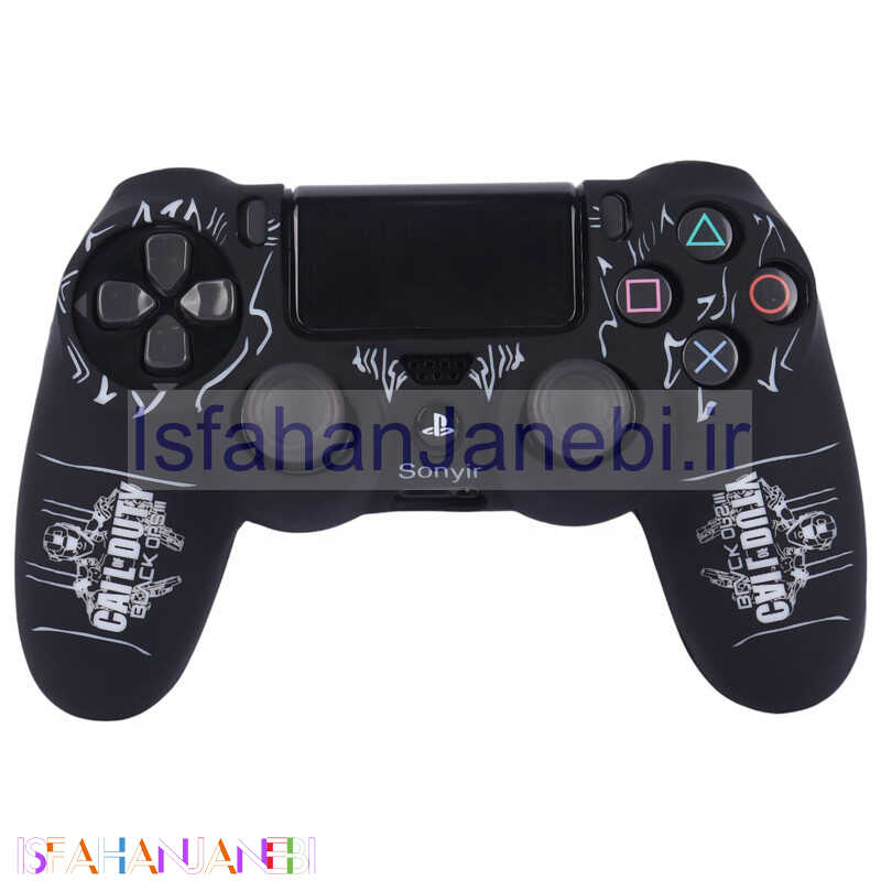اصفهان جانبی-روکش دسته بازی PS4 طرح Call of Duty Black Ops 3 مشکی سفید