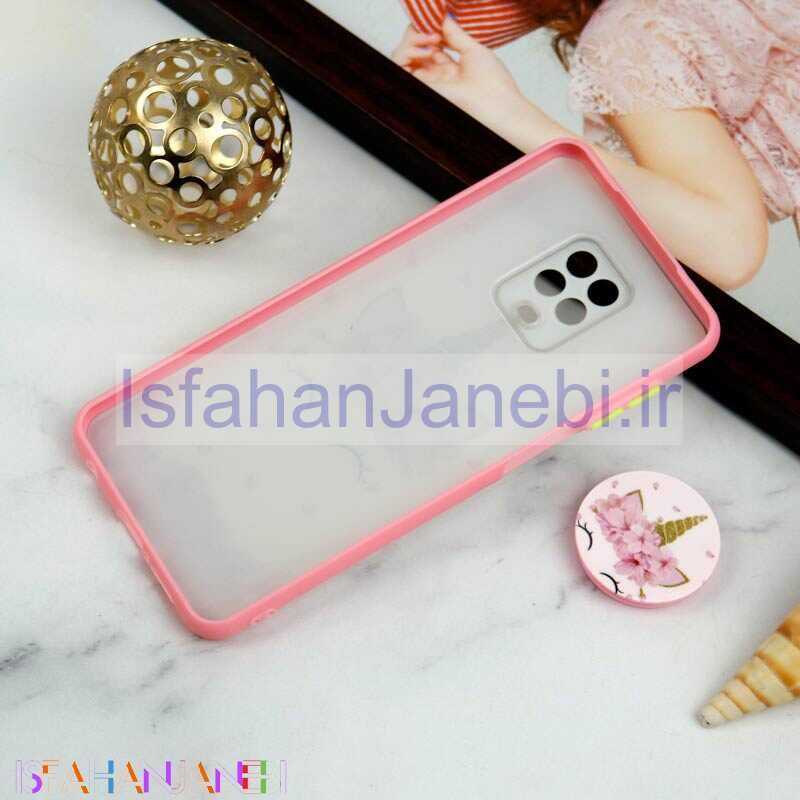 اصفهان جانبی-قاب PC محافظ لنز دار طرح یونیکورن + پاپ سوکت Xiaomi Redmi Note 9s / Note 9 Pro