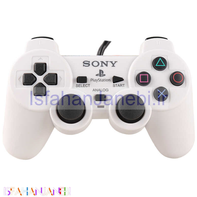 اصفهان جانبی-دسته بازی تک شوکدار Sony PS2 سفید