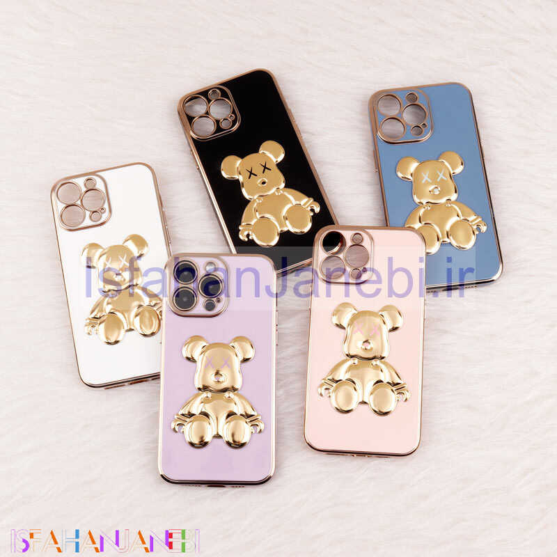 اصفهان جانبی-قاب My Case Power Bear محافظ لنزدار iPhone 13 Pro Max