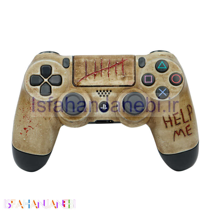 اصفهان جانبی-دسته بازی بی سیم SONY PlayStation 4 DualShock 4 High Copy طرح Help Me