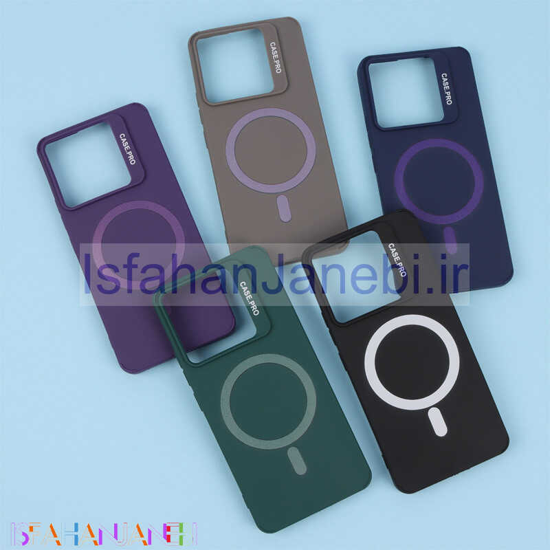 اصفهان جانبی-قاب ژله ای سیلیکونی مگ سیف Xiaomi Redmi Note 13 Pro 5G